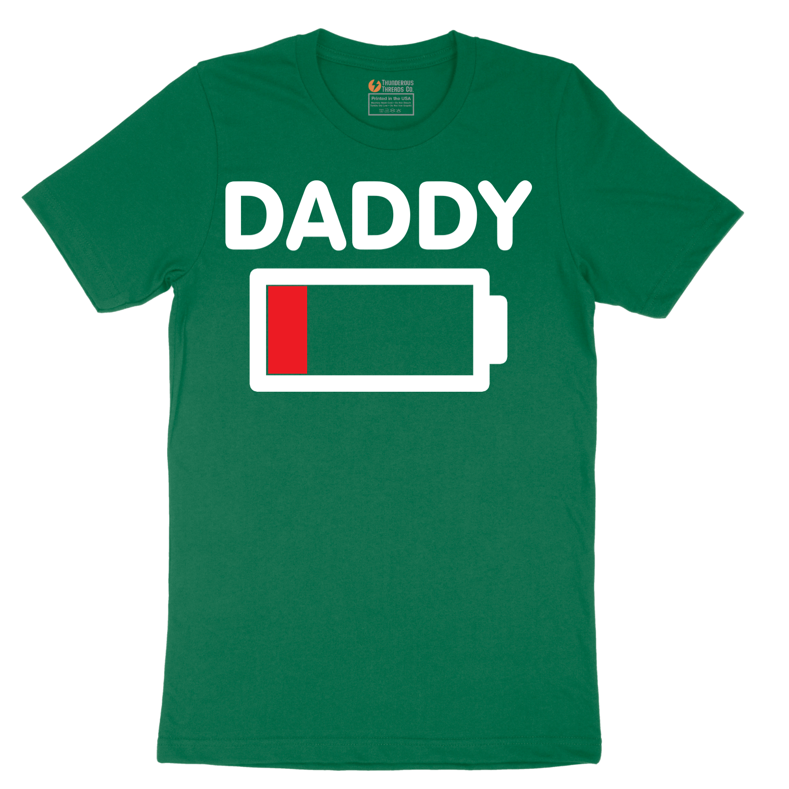 Daddy Low Battery - Mens T-Shirt - Sizes S - 6XL