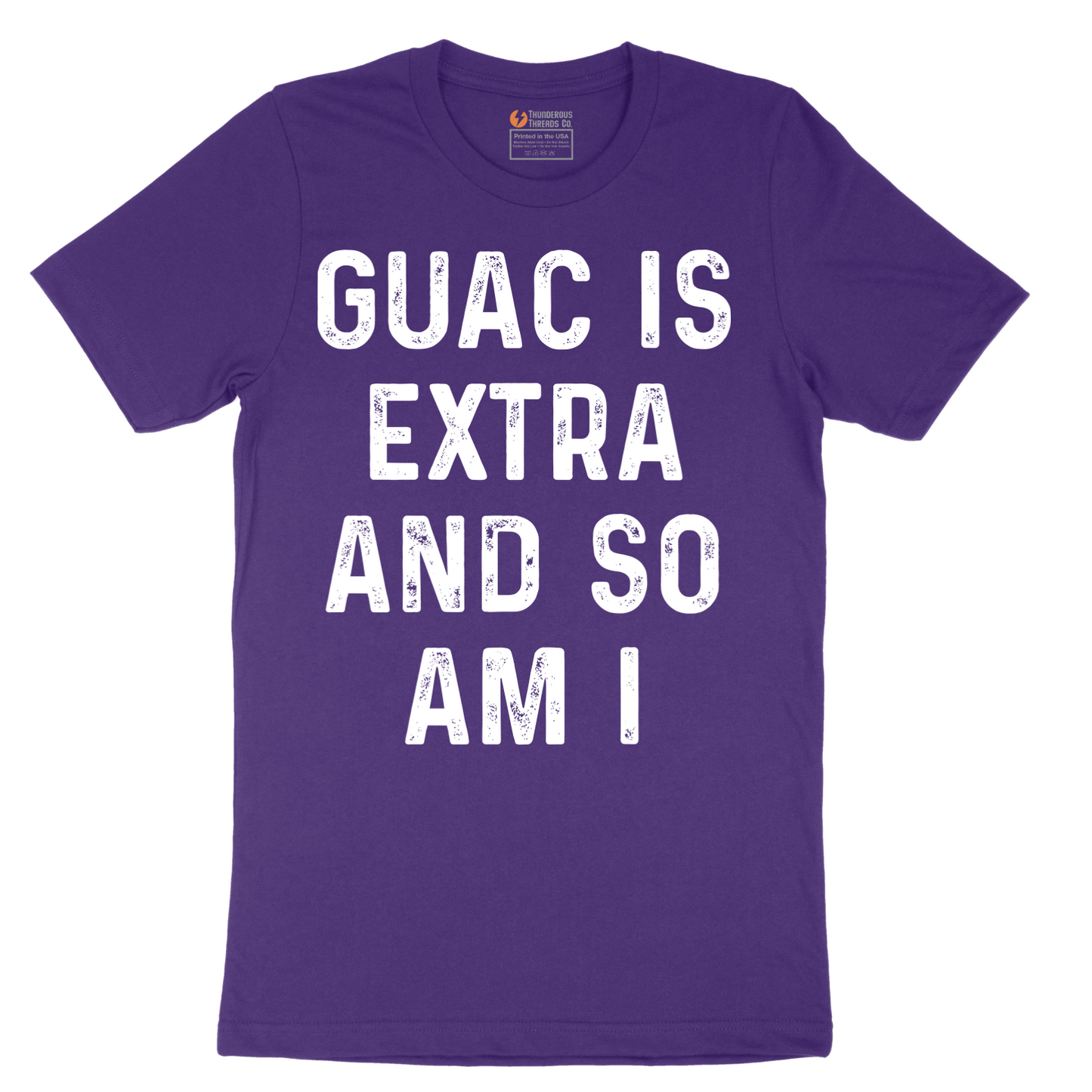 Guac is Extra and So Am I_White - Mens T-Shirt - Sizes S - 6XL