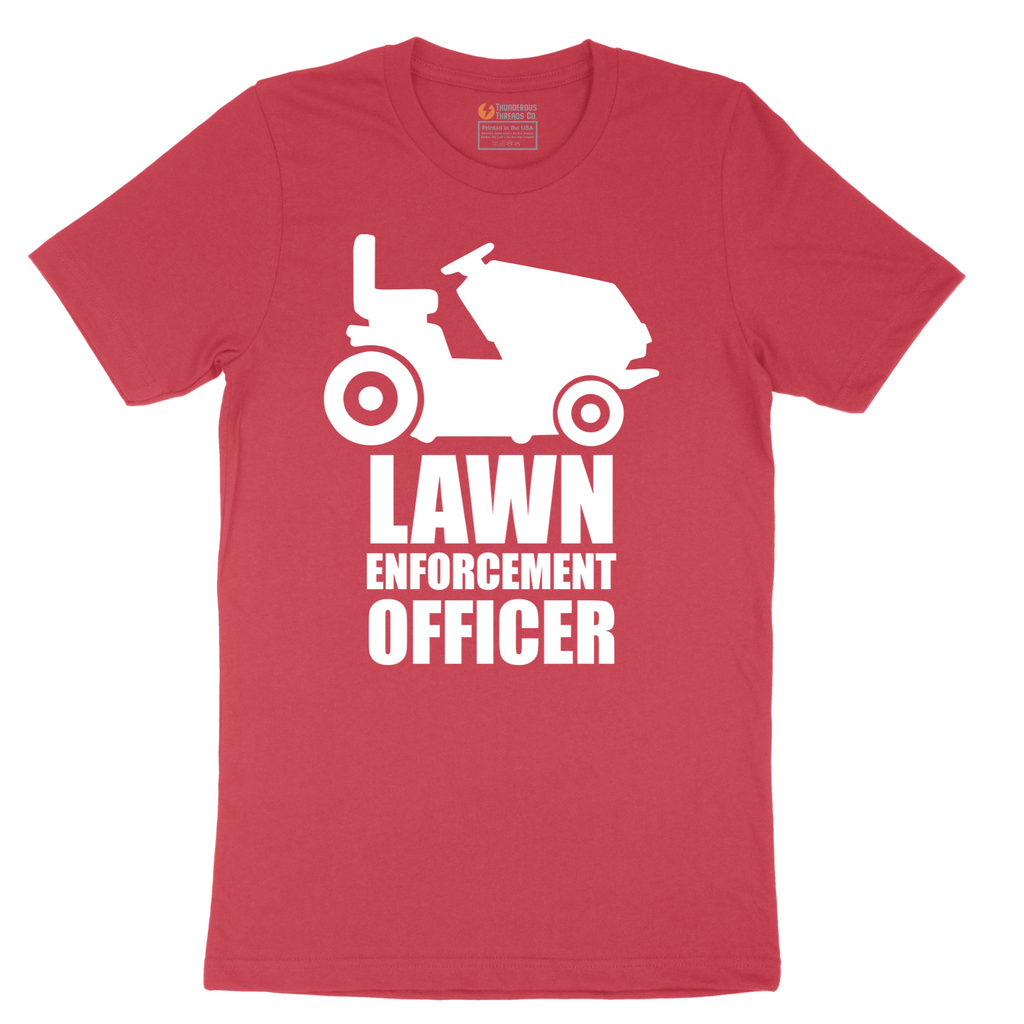 Lawn Enforcement Officer No Badge Version - Mens T-Shirt - Sizes S - 6XL