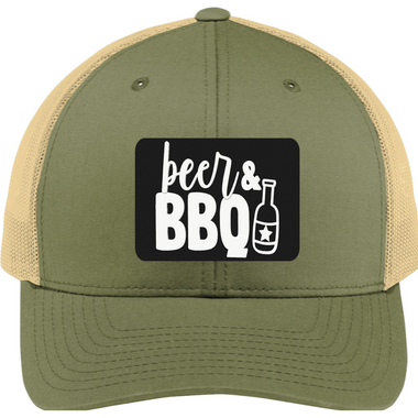 Beer & BBQ - 3D Patch Trucker Hat