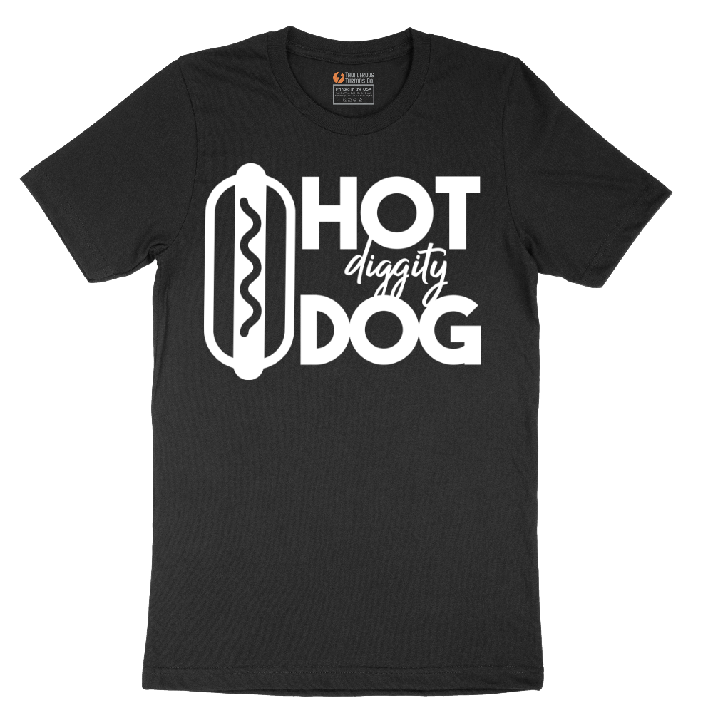 Hot Diggity Dog - Mens T-Shirt - Sizes S - 6XL