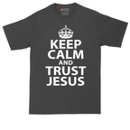 Keep Calm and Trust Jesus | Mens Tall T-Shirt