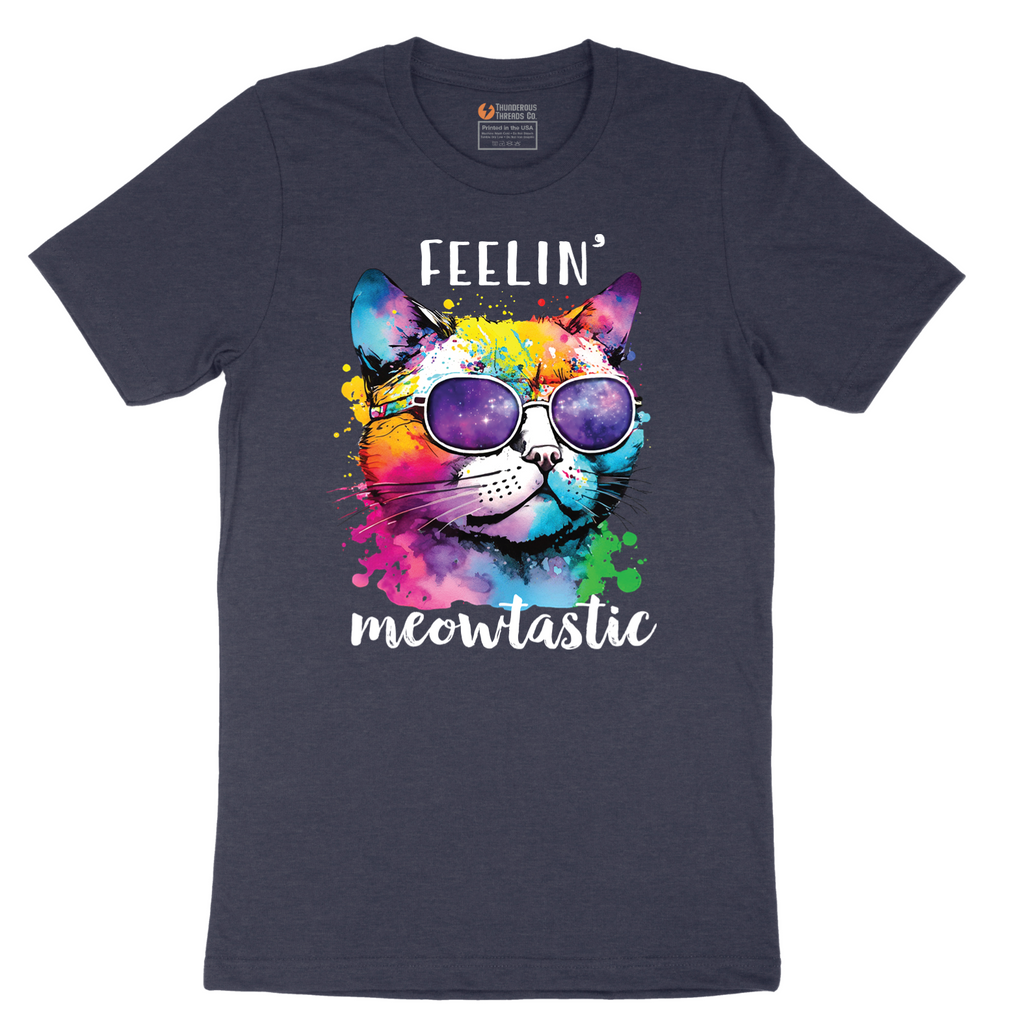Feeling Meowtastic - Mens T-Shirt - Sizes S - 6XL