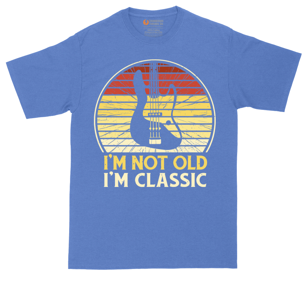 I'm Not Old I'm Classic Guitar Version | Mens Tall T-Shirt