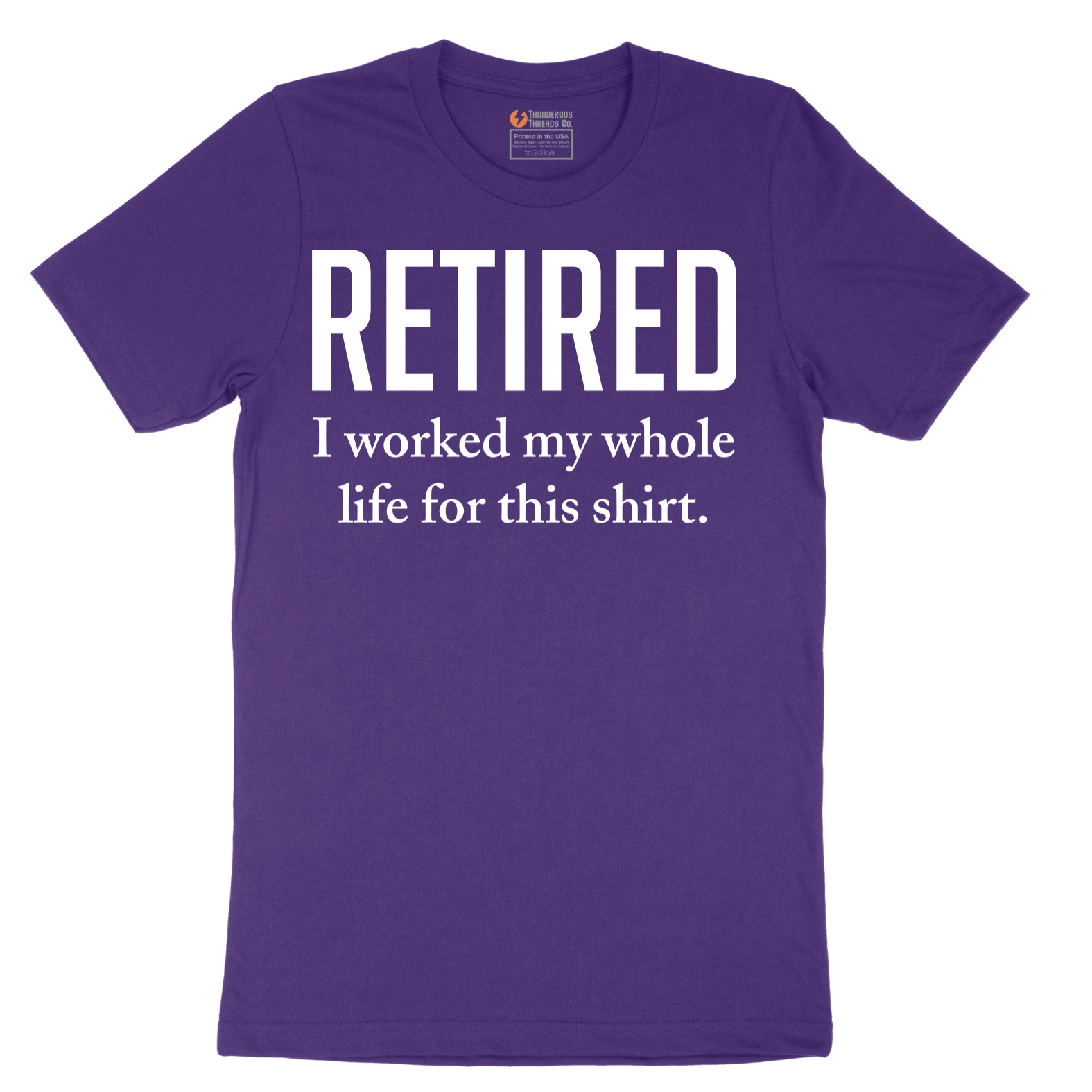 Retired - Mens T-Shirt - Sizes S - 6XL