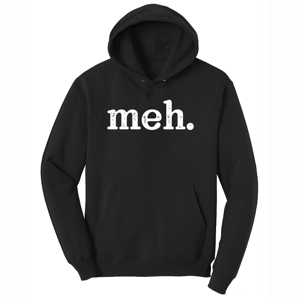 Meh - Mens Hooded Sweatshirt - Sizes S - 6XL