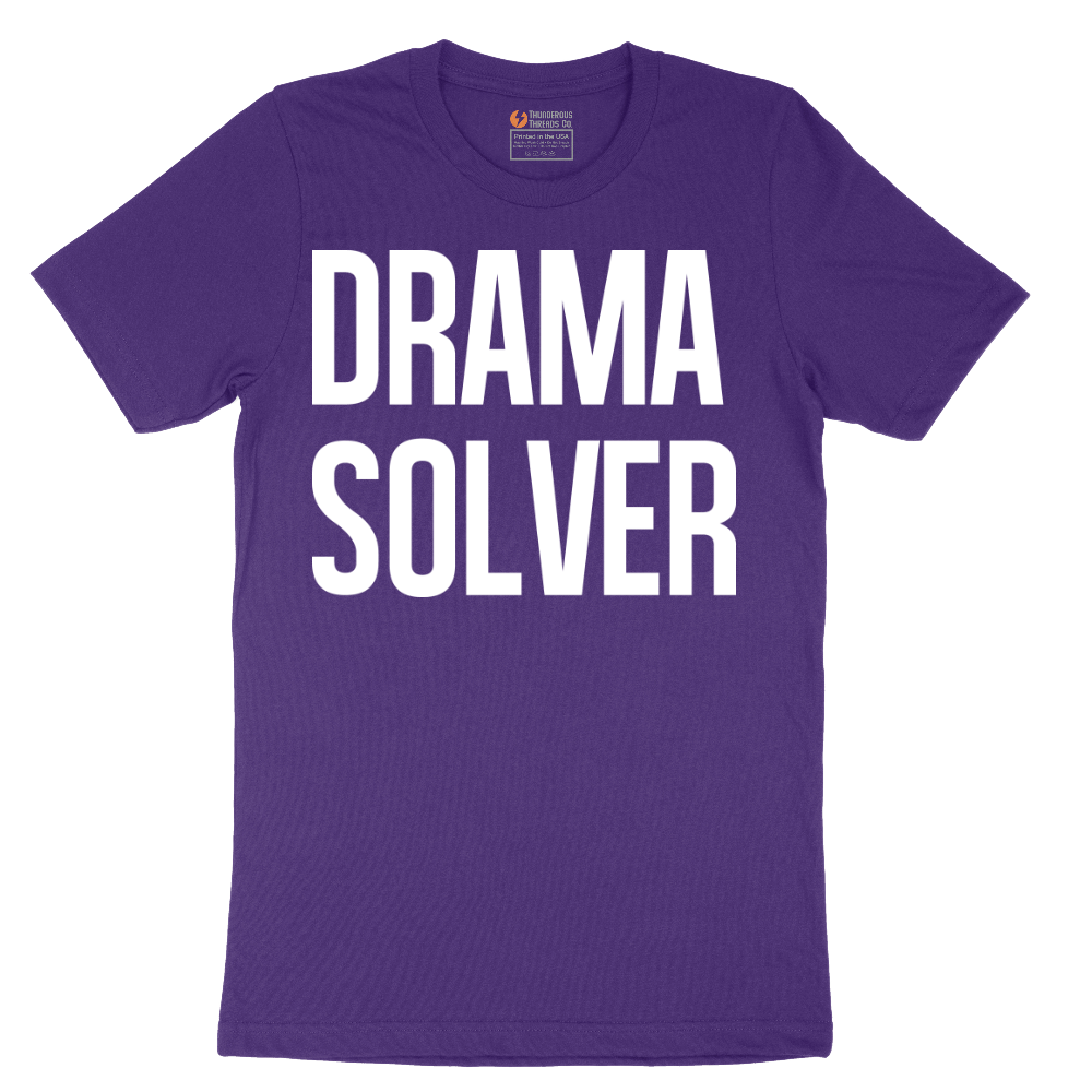 Drama Solver - Mens T-Shirt - Sizes S - 6XL