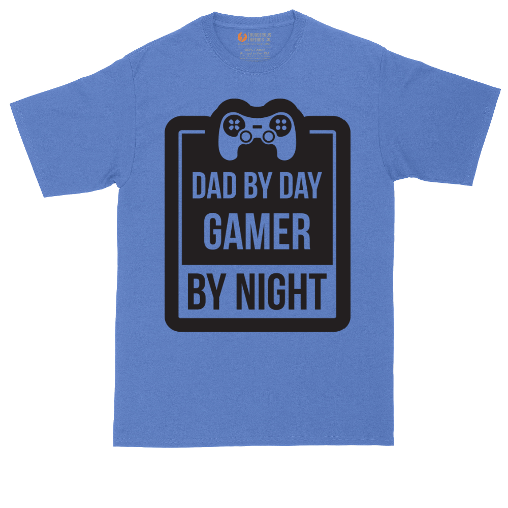 Dad my Day Gamer by Night | Mens Tall T-Shirt