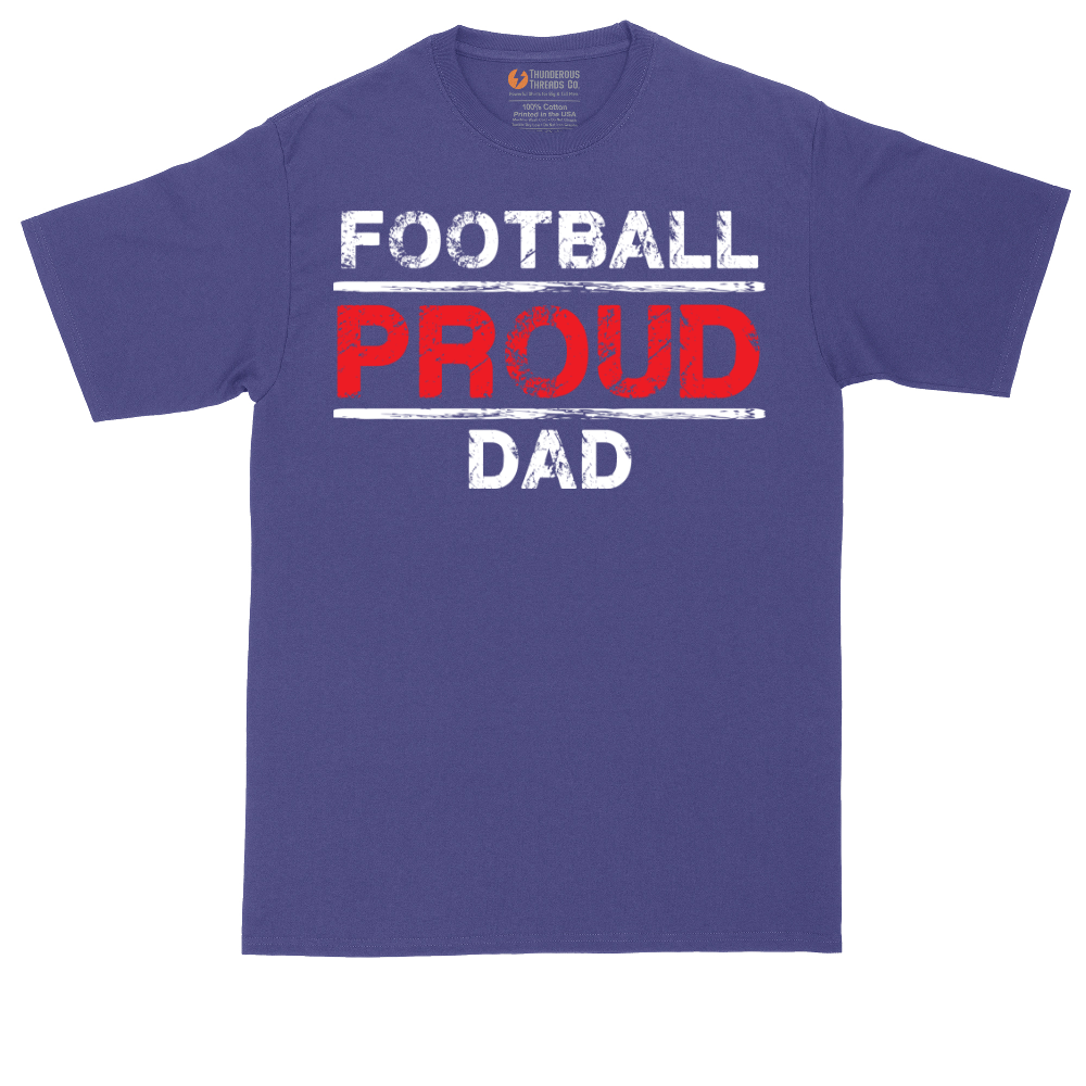 Proud Football Dad | Mens Tall T-Shirt