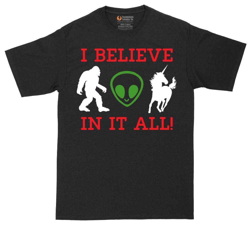 I Believe in It All | Mens Tall T-Shirt