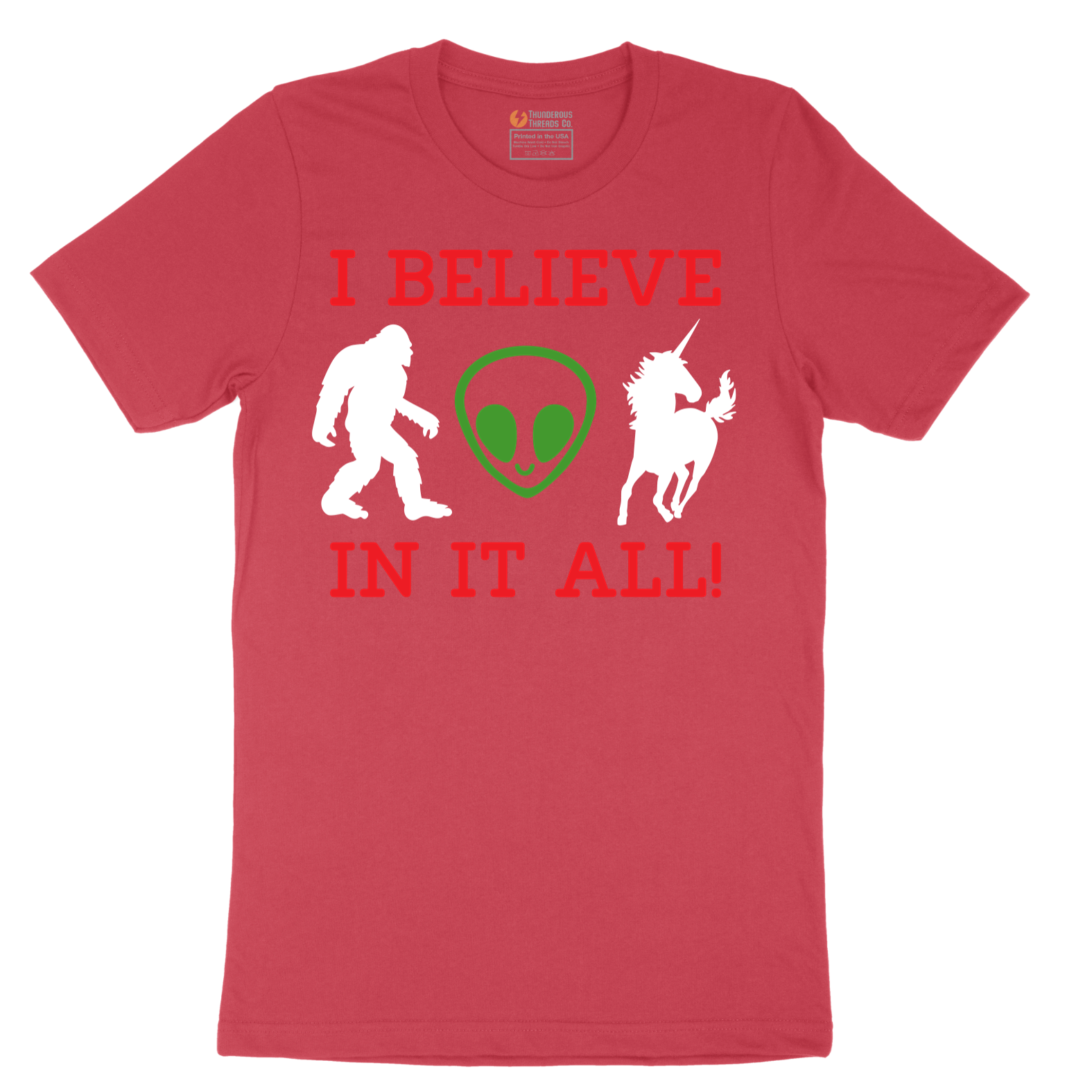 I Believe in It All - Mens T-Shirt - Sizes S - 6XL