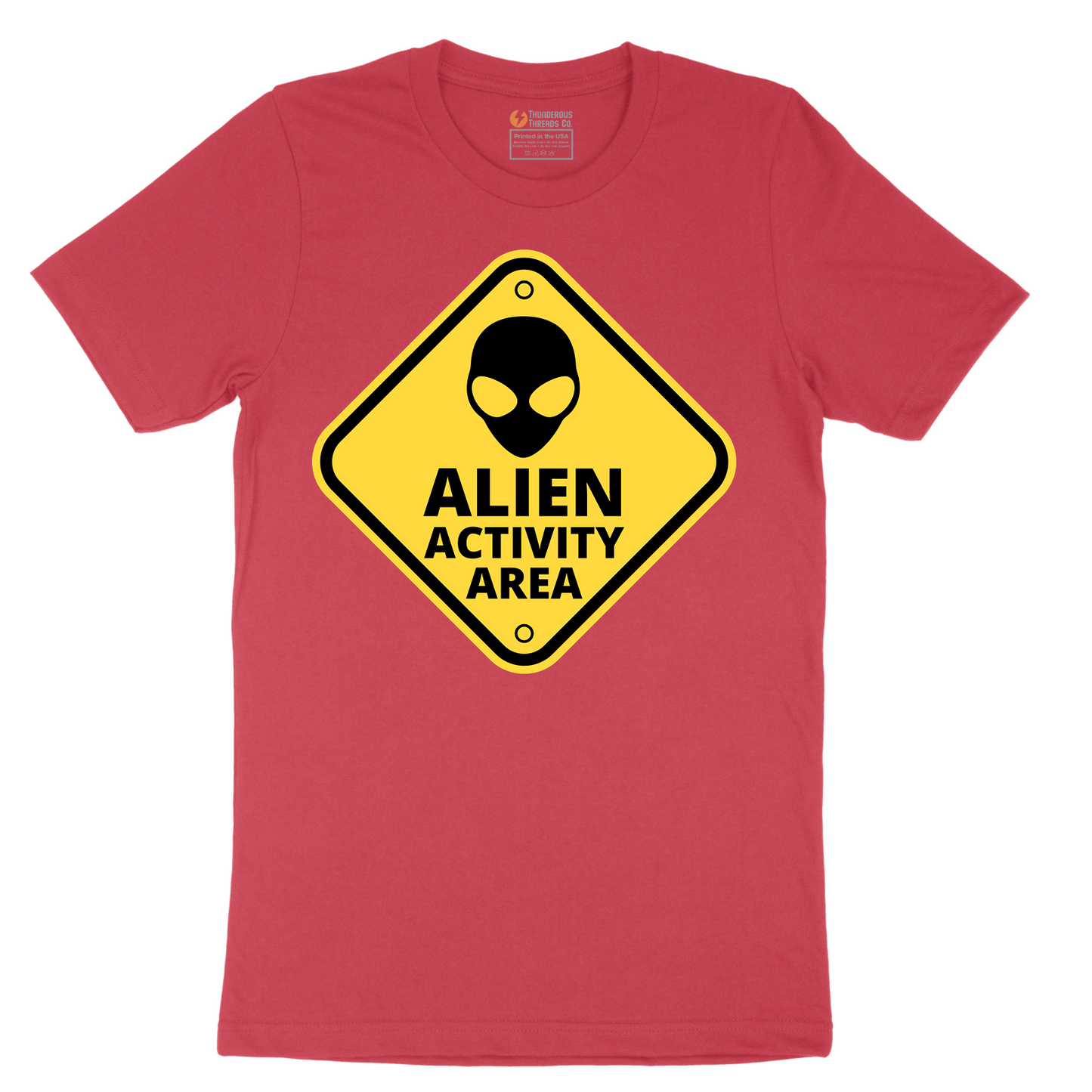 Alien Activity Area - Mens T-Shirt - Sizes S - 6XL