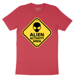 Alien Activity Area - Mens T-Shirt - Sizes S - 6XL