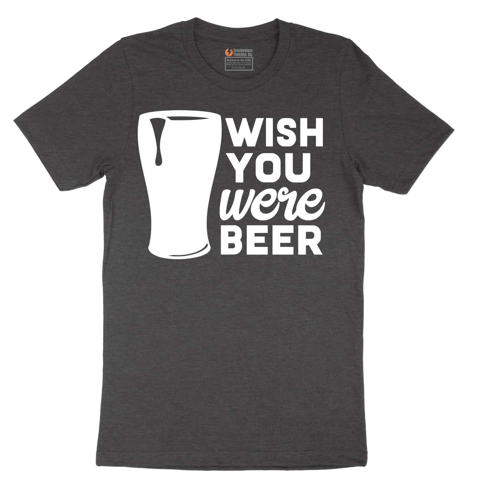 Wish You Were Beer - Mens T-Shirt - Sizes S - 6XL
