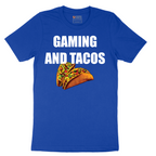 Gaming and Tacos - Mens T-Shirt - Sizes S - 6XL