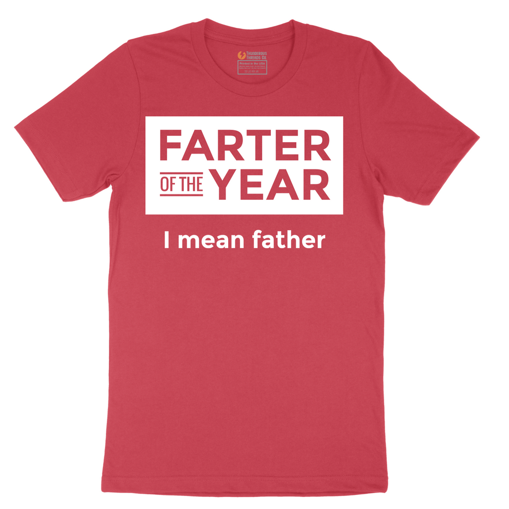 Farter of the Year - Mens T-Shirt - Sizes S - 6XL