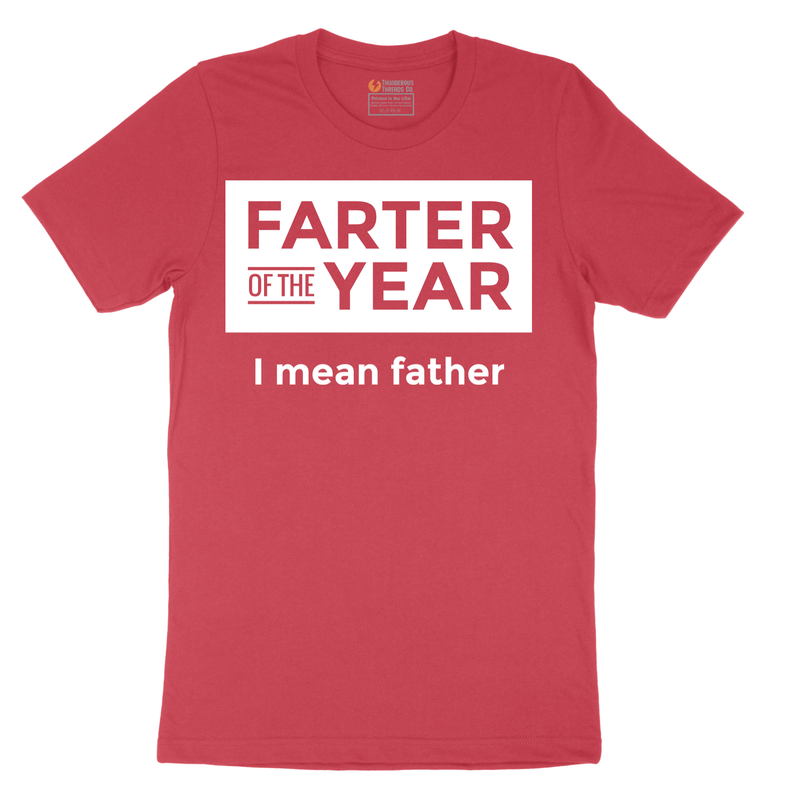 Farter of the Year - Mens T-Shirt - Sizes S - 6XL