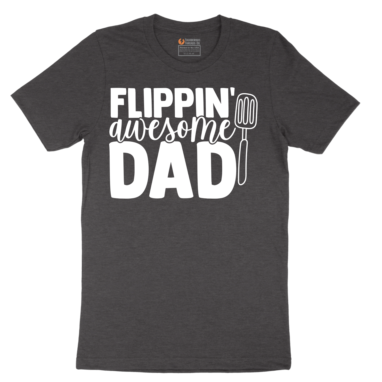 Flipping Awesome Dad_White - Mens T-Shirt - Sizes S - 6XL