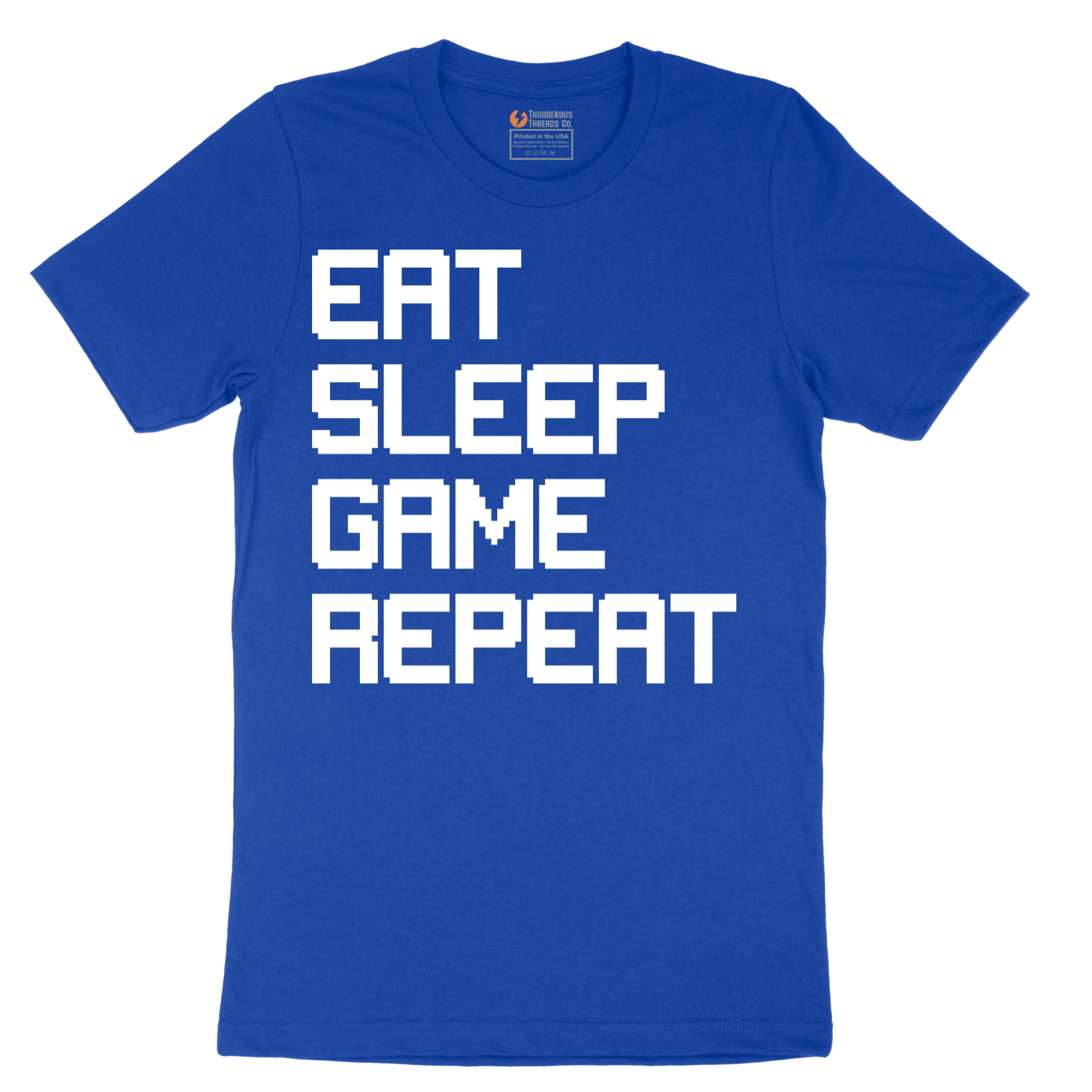 Eat Sleep Game Repeat - Mens T-Shirt - Sizes S - 6XL