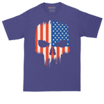 USA Skull - Mens Tall T-Shirt