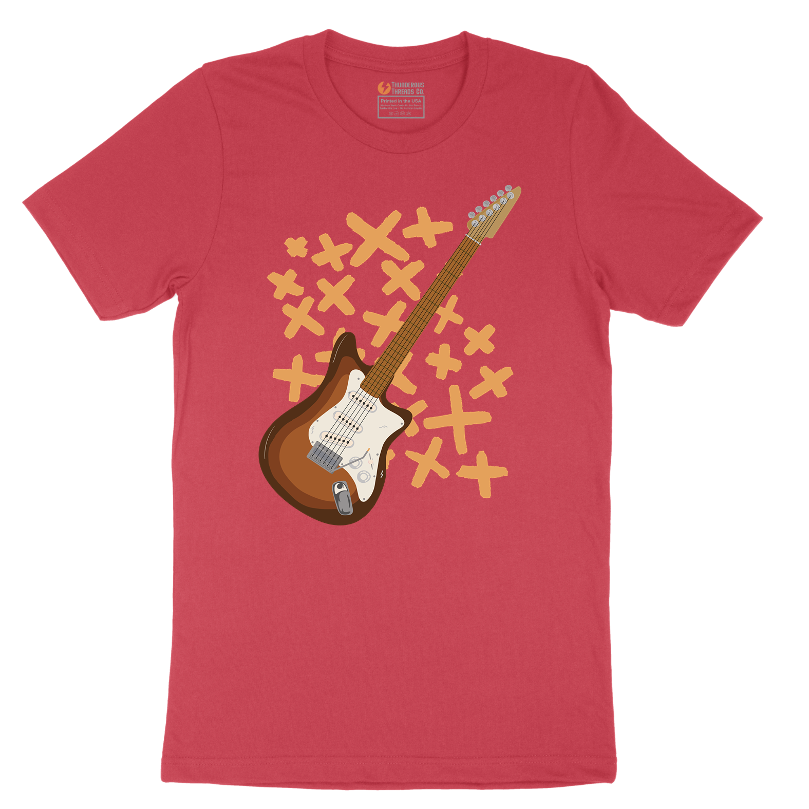 Electric Guitar - Mens T-Shirt - Sizes S - 6XL