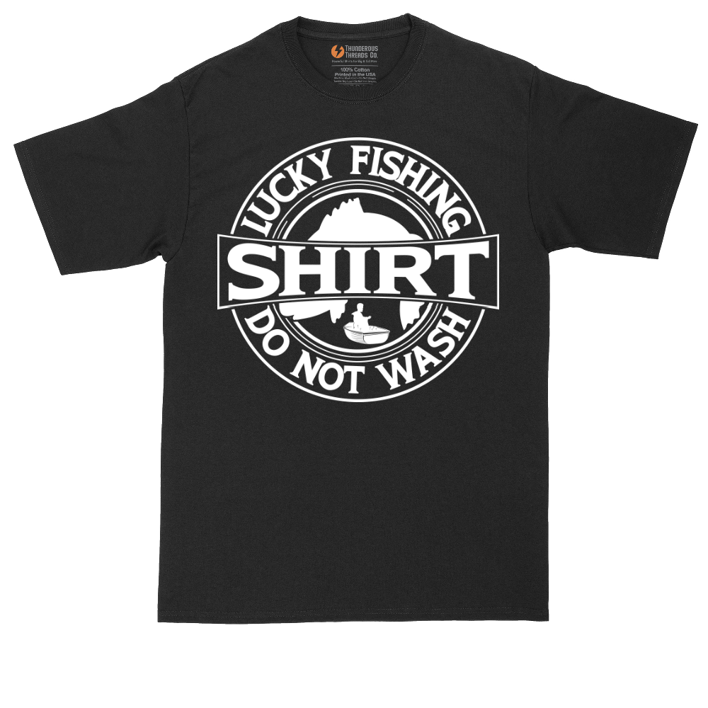 Lucky Fishing Shirt - Mens Tall T-Shirt (Sizes LT to 4XLT)