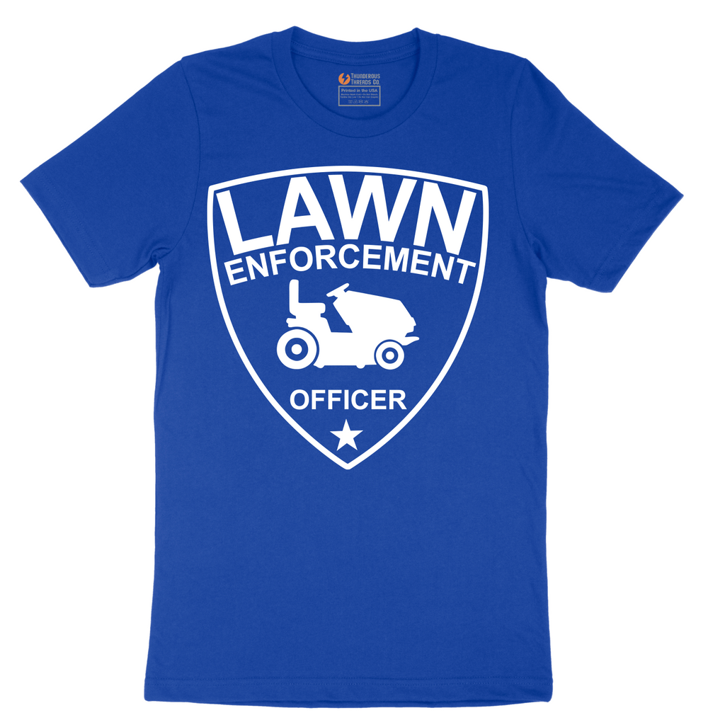 Lawn Enforcement Officer - Mens T-Shirt - Sizes S - 6XL