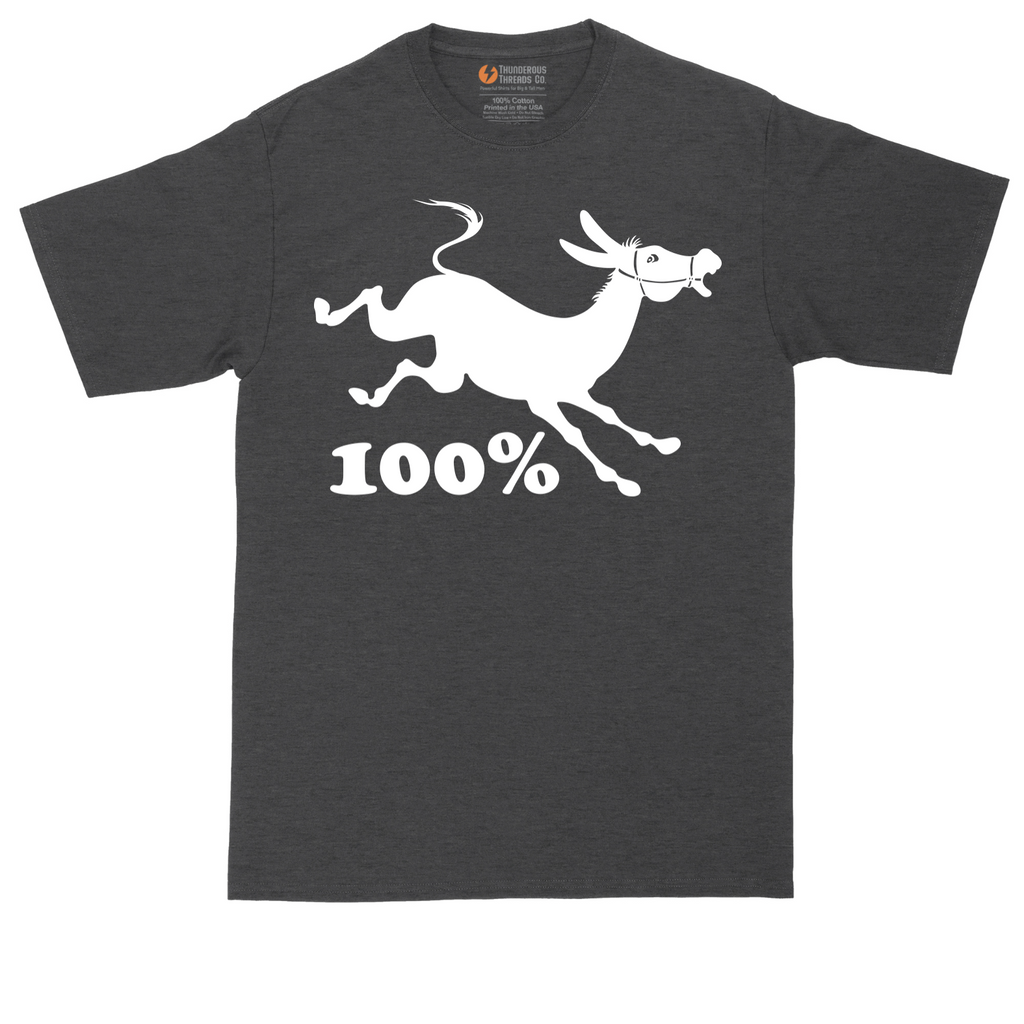 100% Jackass | Mens Tall T-Shirt