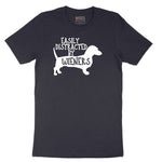 Easily Distracted by Weiners Short Sleeve Tee - Deep Navy