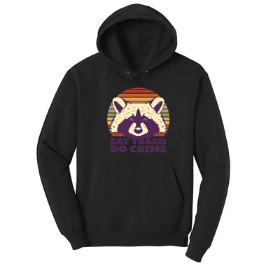 Eat Trash Do Crime Hoodie - Jet Black