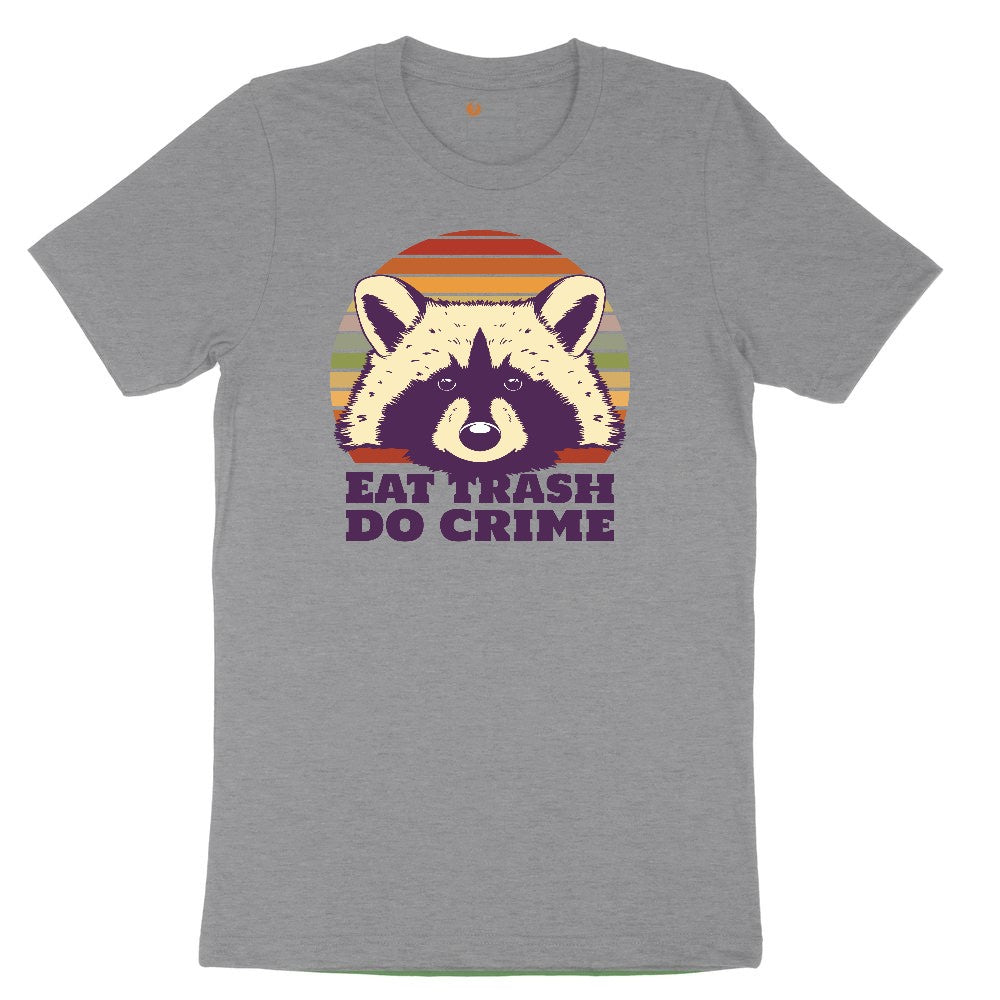 Eat Trash Do Crime Toddler Short Sleeve Tee - Athletic Heather