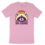 Eat Trash Do Crime Youth Short Sleeve Tee - Candy Pink