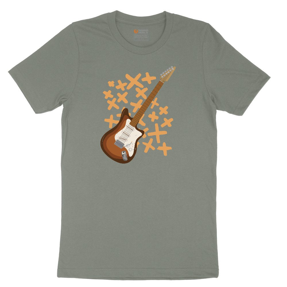 Electric Guitar Ladies Short Sleeve Tee - Bamboo Blackout