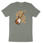 Electric Guitar Ladies Short Sleeve Tee - Bamboo Blackout