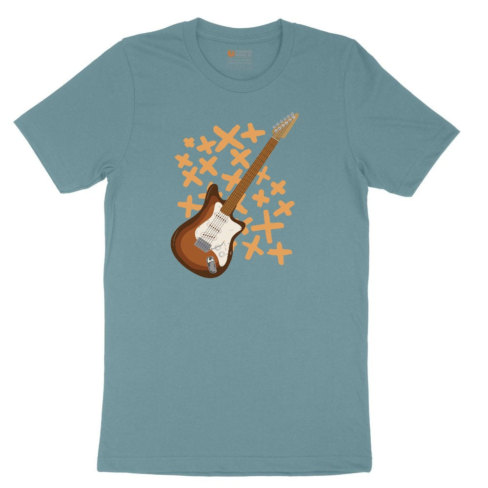 Electric Guitar Ladies Short Sleeve Tee - Surf Blackout