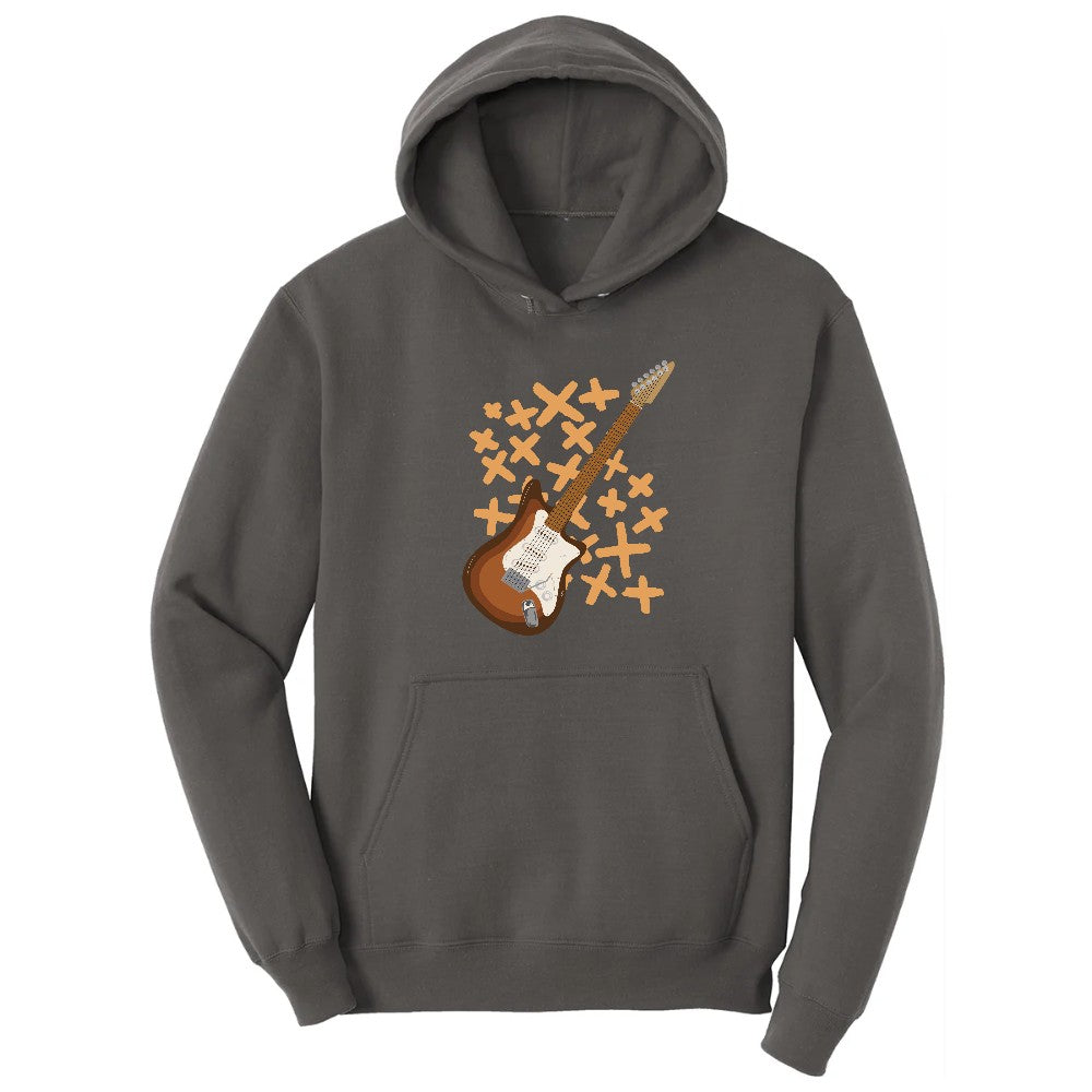 Electric Guitar Hoodie - Charcoal