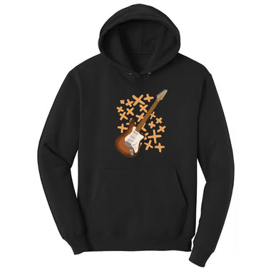 Electric Guitar Hoodie - Jet Black