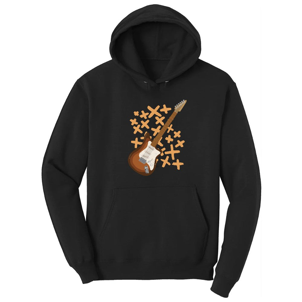 Electric Guitar Hoodie - Jet Black