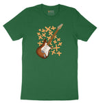 Electric Guitar Short Sleeve Tee - Athletic Kelly