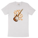 Electric Guitar Short Sleeve Tee - White
