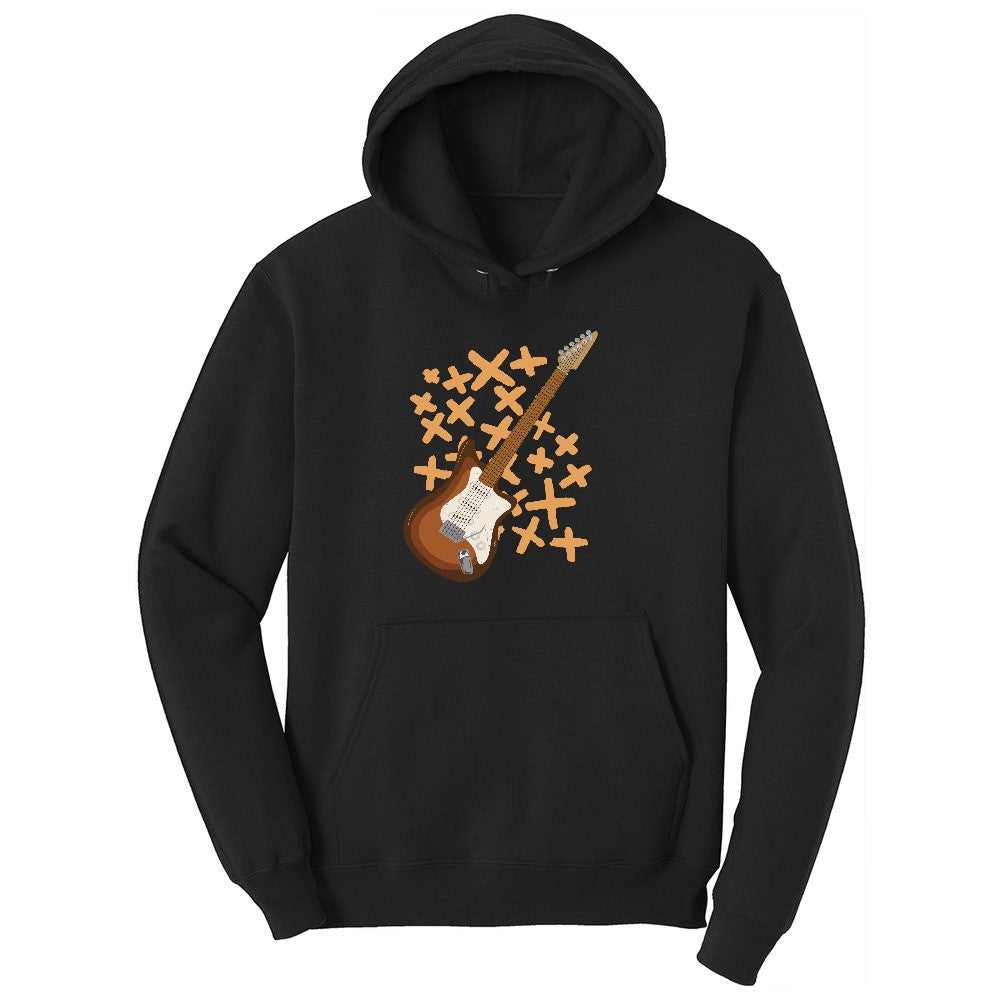 Electric Guitar Toddler Hoodie - Jet Black