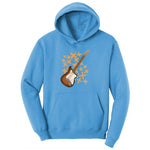 Electric Guitar Youth Hoodie - Aquatic Blue
