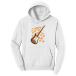 Electric Guitar Youth Hoodie - White