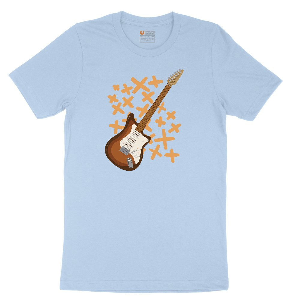 Electric Guitar Youth Short Sleeve Tee - Light Blue