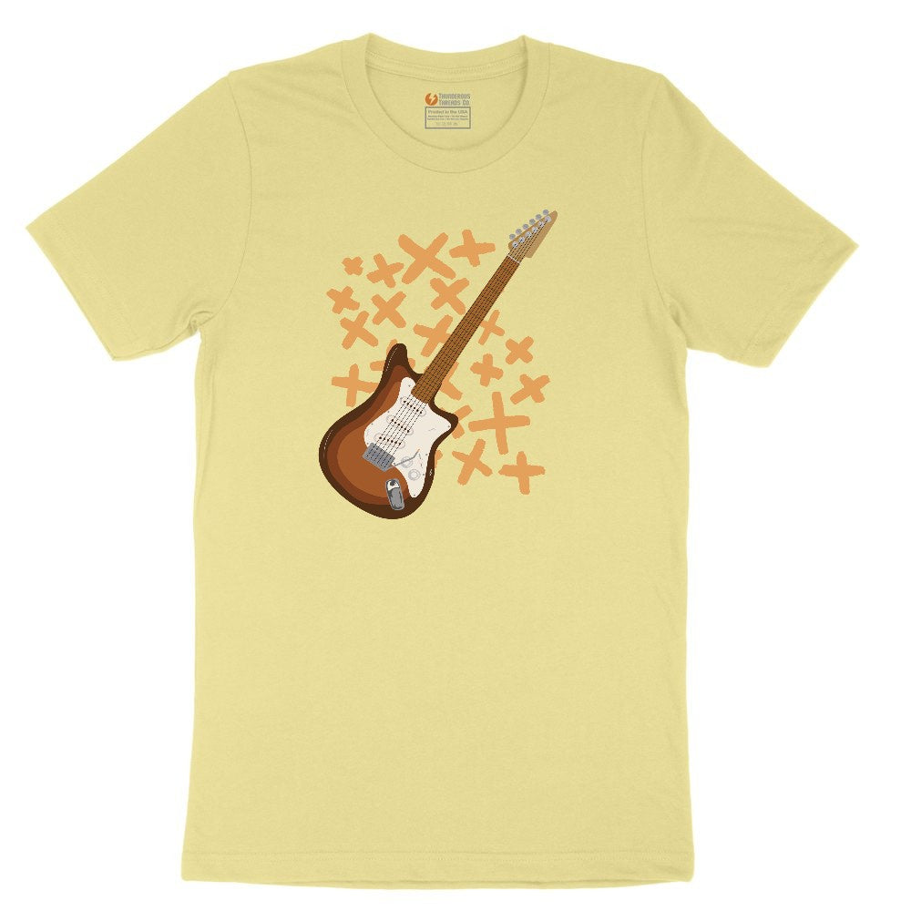 Electric Guitar Youth Short Sleeve Tee - Yellow