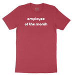 Employee of the Month Ladies Short Sleeve Tee - Vintage Red