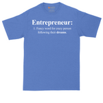 Entrepreneur tall t-shirt for men in Heather Royal