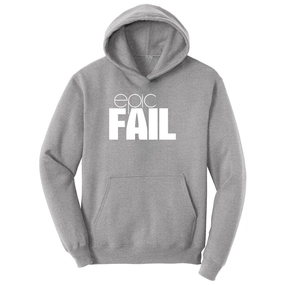 Epic Fail Ladies Hoodie - Athletic Heather