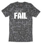 Epic Fail Ladies Short Sleeve Tee - Black Leopard