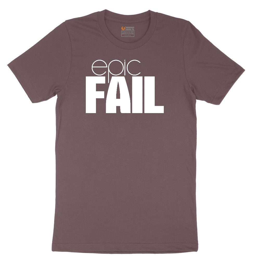 Epic Fail Ladies Short Sleeve Tee - Sangria Blackout